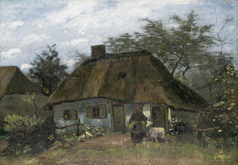 Boerderij in Nuenen, Vincent van Gogh van Meesterlijcke Meesters