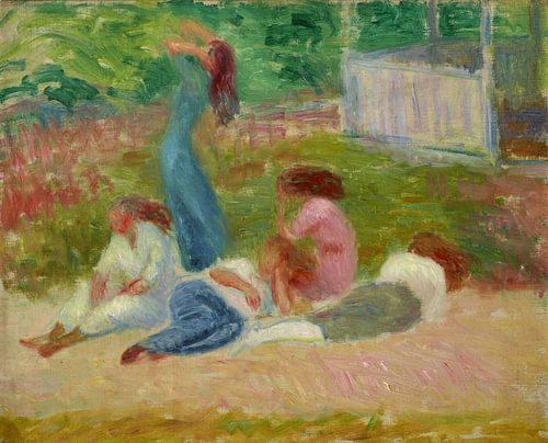 Meisjes in de zon, William Glackens