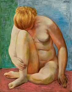 Moïse Kisling  - Hockender weiblicher Akt