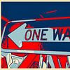 ONE WAY von zam art