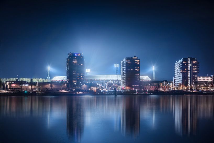 Feijenoord Stadium 'de Kuip' Color Reflected by Niels Dam