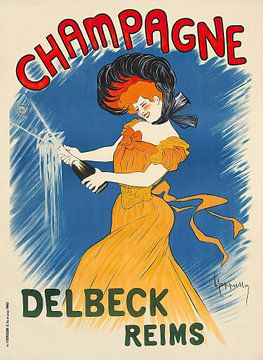Leonetto Cappiello - Champagne Delbeck (1902) van Peter Balan