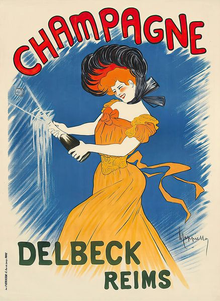 Leonetto Cappiello - Champagne Delbeck (1902) by Peter Balan