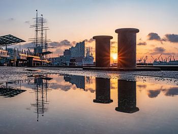 2018-02-01 landingsbruggen zonsopgang