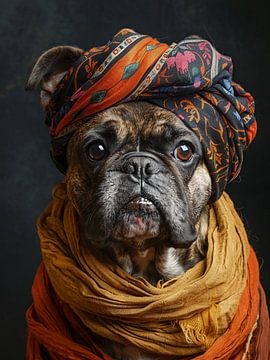 Franse bulldog van haroulita