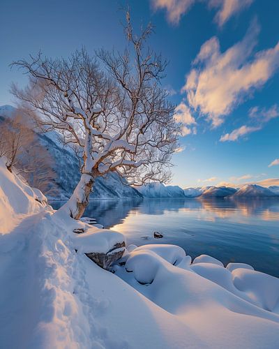 Silence of the winter morning