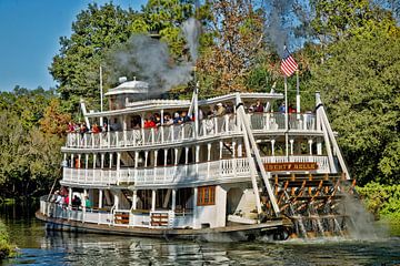 Schaufelraddampfer Liberty Belle, Liberty Square Riverboat, Magic Kingdom, Disney World, Orlando, Fl von Mohamed Abdelrazek