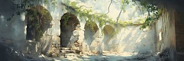 Ruins | Ancient Ruins by Abstract Painting