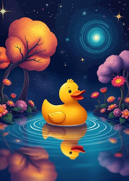 Canard en caoutchouc sur Space 2 par MIROKKU