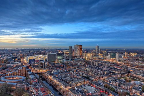 Skyline von Den Haag in der Nacht von gaps photography