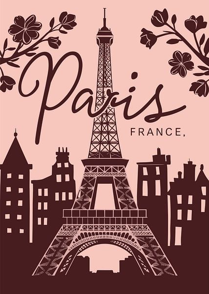 Paris Frankreich Stadtbild von Vicky Hanggara