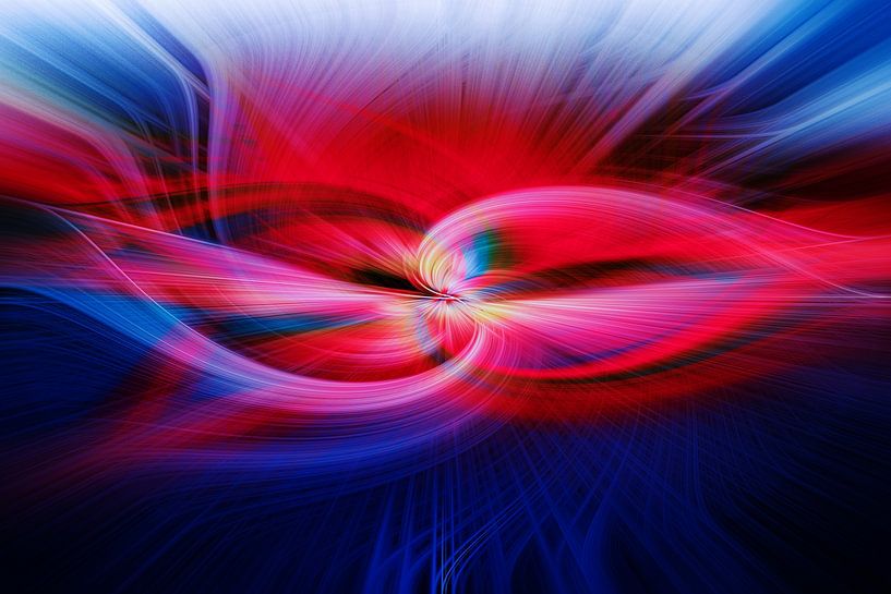 Kunst, Spiel der Linien. Digital erstellt von Gert Hilbink