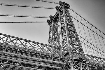 Williamsburg Bridge NYC van Bas Alstadt Fotografie