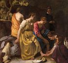 Diana und ihren Gefährtinnen, Johannes Vermeer von Meisterhafte Meister Miniaturansicht