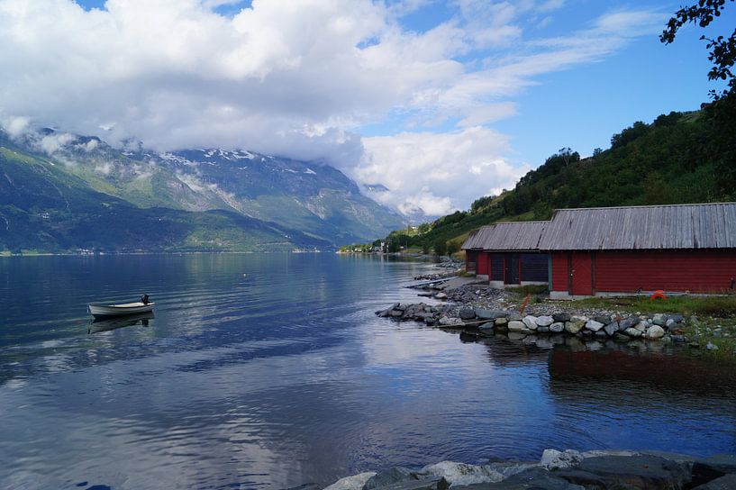 Idylle am Hardangerfjord van Bohnes Norwegenliebe