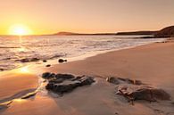 Plage de Papagayo au coucher du soleil, Lanzarote par Markus Lange Aperçu