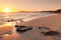 Papagayo beach at sunset, Lanzarote