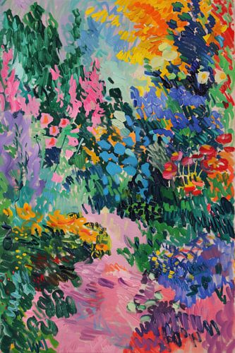 Colour Path Through the Garden