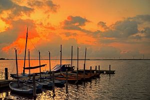 Sonnenuntergang Eemmeer bei Spakenburg