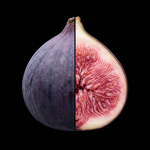 Fig — Whole and Cut Open