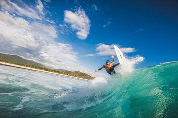 Surfer sur Sumbawa sur Andy Troy