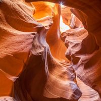 ANTELOPE CANYON Golvende rotsformatie