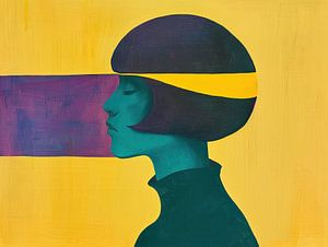 Modernes minimalistisches Kunstwerk
