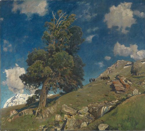 Eugen Bracht, Monte Rosa en Arven, 1919
