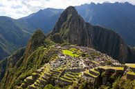 Die Inka-Ruinenstadt "Machu Picchu" in den Anden, Peru von Bart van Eijden Miniaturansicht