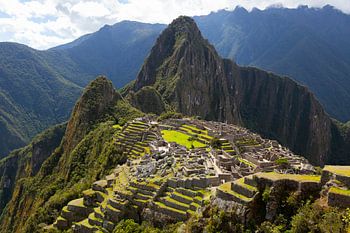 Machu Picchu, Peru - een bovenaanzicht