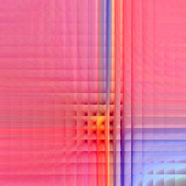 Pink mosaic by Christine Bässler