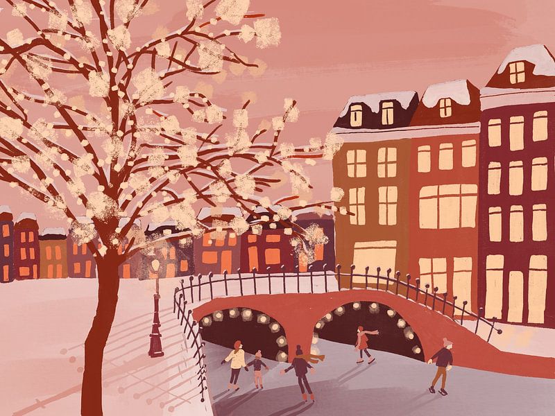 Winter in Leiden by Anna Benge