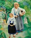 Moïse Kisling - Peasant women in traditional dress (1920) by Peter Balan thumbnail