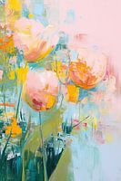 Moderne abstrakte Blume