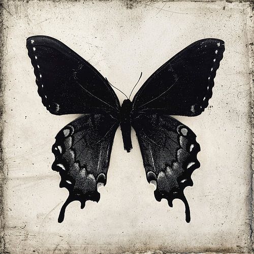 Black Butterfly Wall Art , Gothic Home