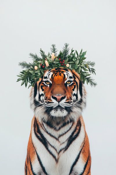 Tiger Kranz von Poster Art Shop