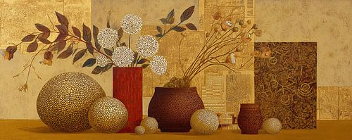 Chic Elegance with Flowers by Eye catching paintings