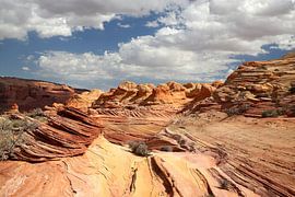 Rotsformaties in de North Coyote Buttes, deel van het Vermilion Cliffs National Monument. Dit gebied