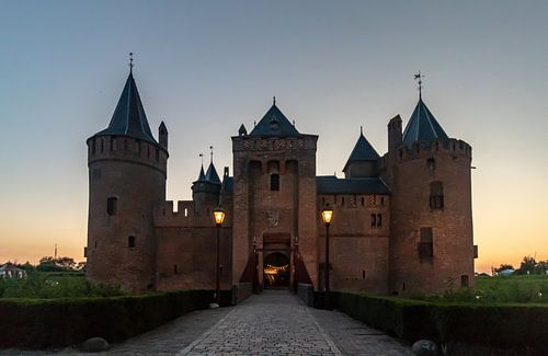 Muiderslot Muiden in the evening light