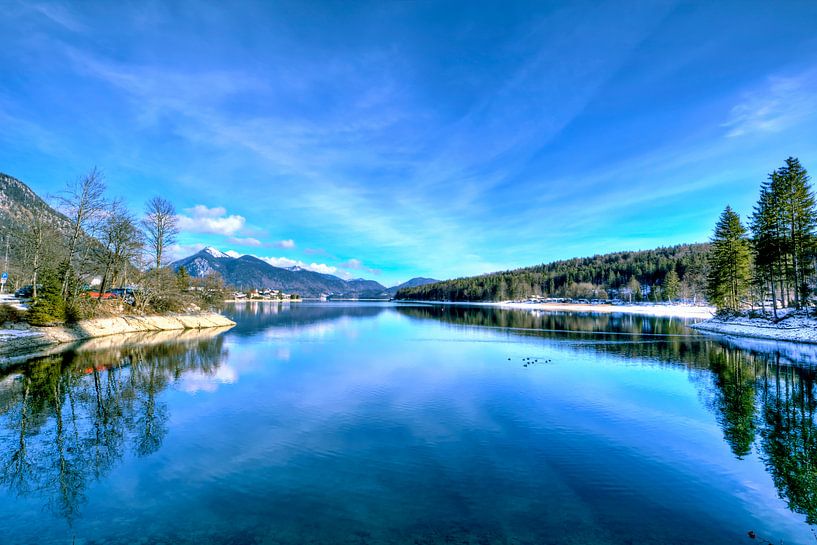 Le Walchensee avec une vue par Roith Fotografie