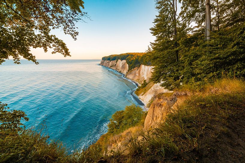 Chalk cliffs on the island of Rügen by Martin Wasilewski