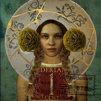 Pop-Art Beauty Holland Gold Stamp