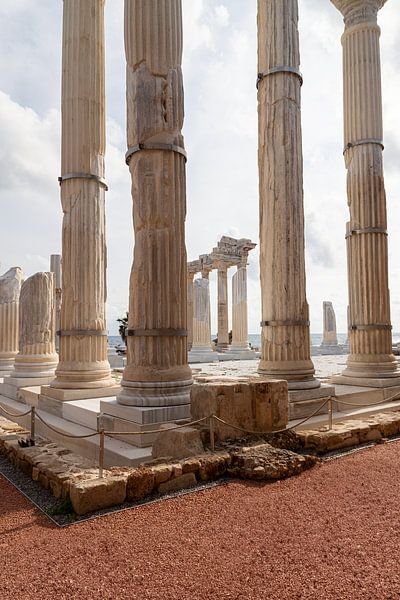 Apollo tempel in Side (Turkije) van Captured Created by Cathleen