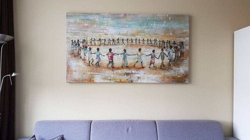 Le cercle du bonheur  par l'Atelier Paint-Ing 