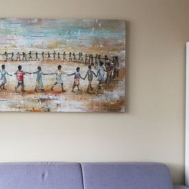 Customer photo: Circle of Happiness by Atelier Paint-Ing, on canvas