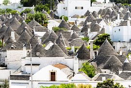 Die Dächer von Alberobello, Apulien von Robbert Frie