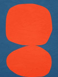 Moderne Abstrakte Organische Geometrische Farbkunst