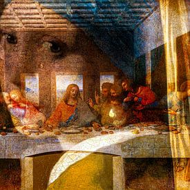 The Girl with a Pearl Earring meets The Last Supper by Truckpowerr
