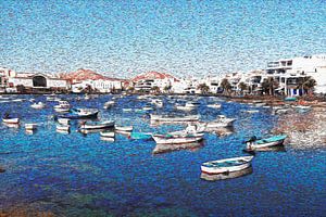 Arrecife, Charco de San Ginés (Lanzarote) | Van-Gogh-Stil