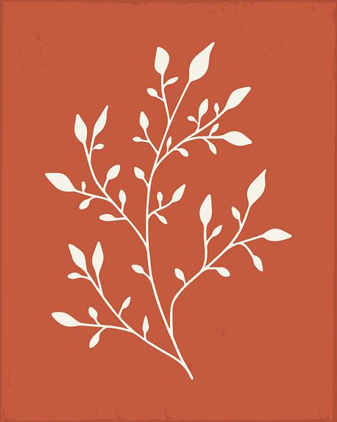 Small leaves in red 2 by Tanja Udelhofen